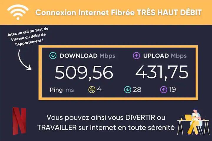 Charmant Appartement Calme Proche De Paris 圣但尼 外观 照片